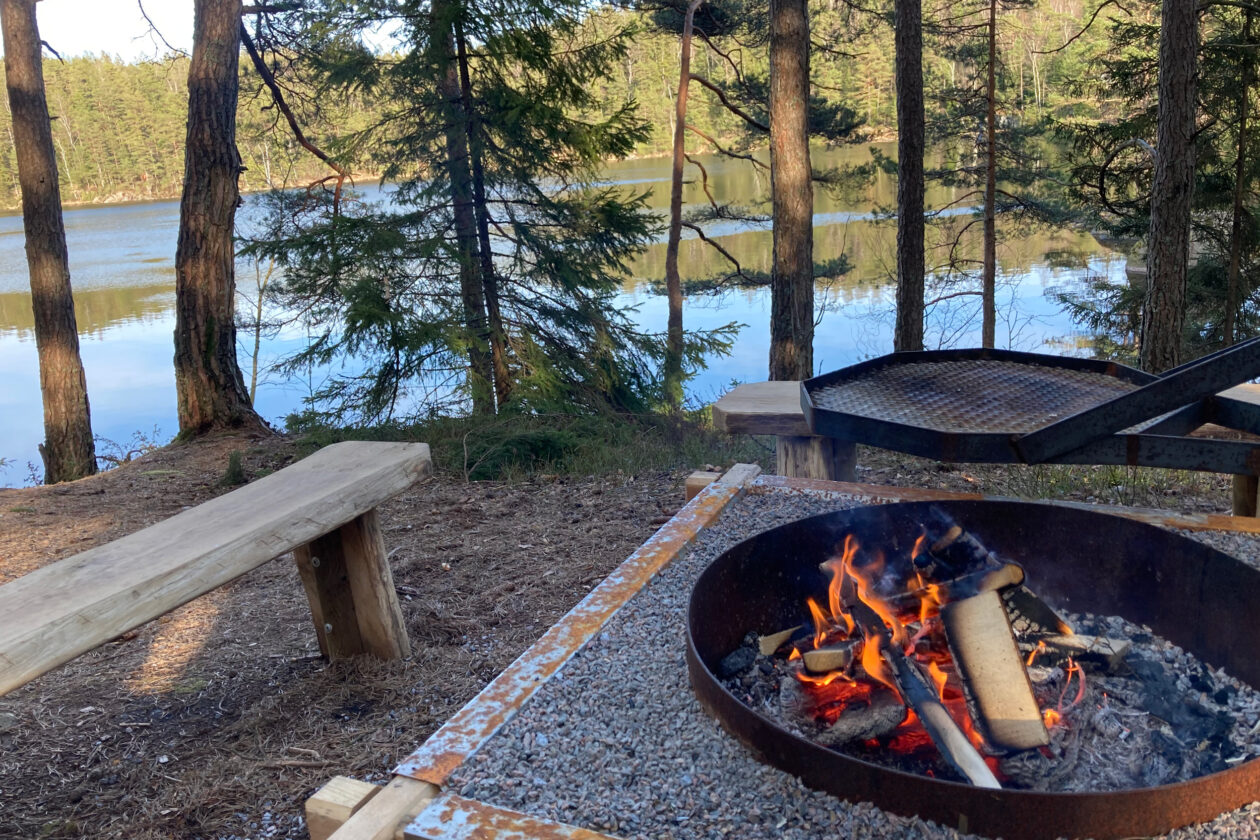 Eldning i naturreservat.